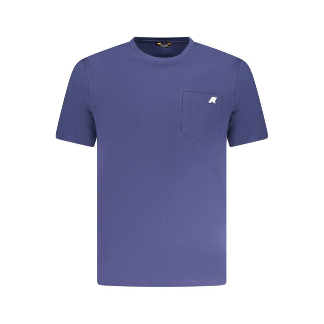 K-WAY Blue Cotton T-Shirt K-WAY