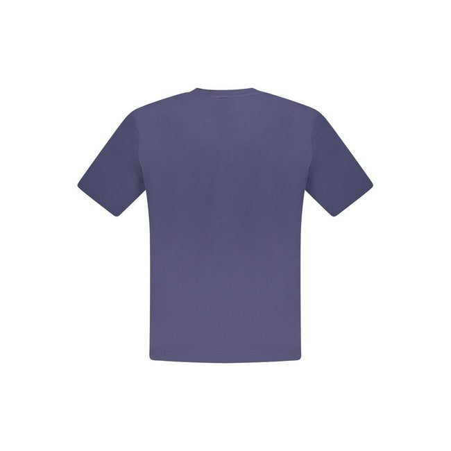 North Sails Blue Cotton Men T-Shirt North Sails