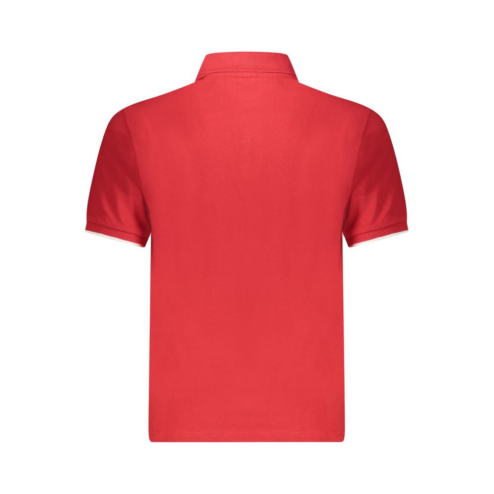 North Sails Red Cotton Men Polo Shirt North Sails