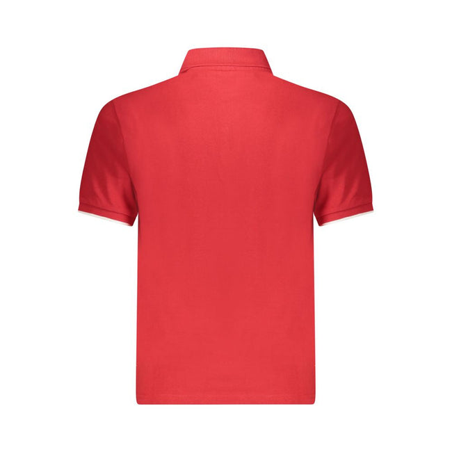 North Sails Red Cotton Men Polo Shirt North Sails