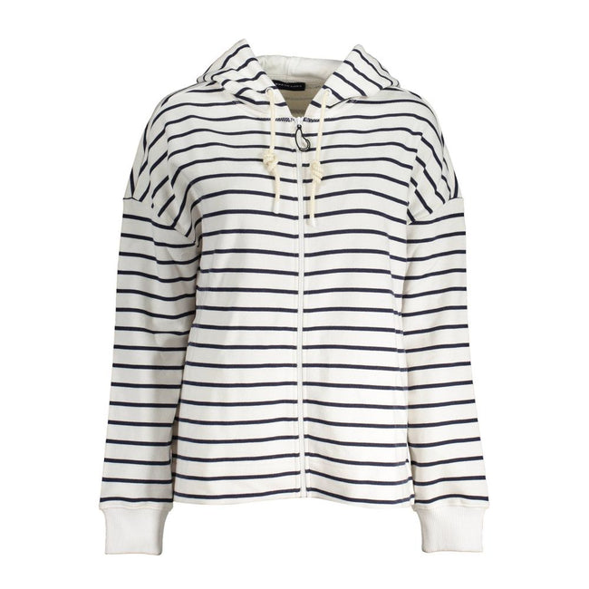 North Sails White Cotton Women's Hooded Sweater North Sails