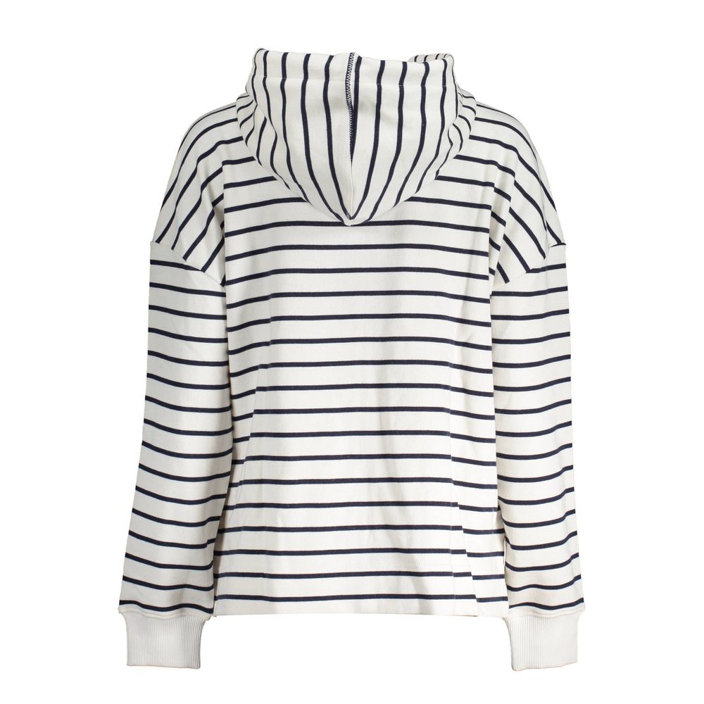 North Sails White Cotton Women's Hooded Sweater North Sails