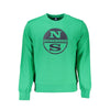 North Sails Green Cotton Men Sweater North Sails