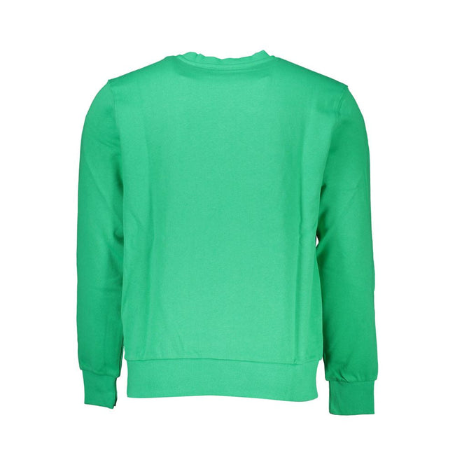 North Sails Green Cotton Men Sweater North Sails