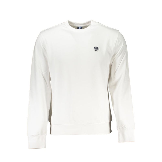 North Sails White Cotton Men Sweater North Sails