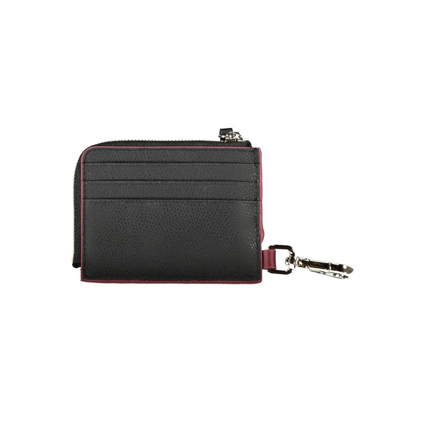 Tommy Hilfiger Chic Leather Card Holder with Snap Hook Tommy Hilfiger