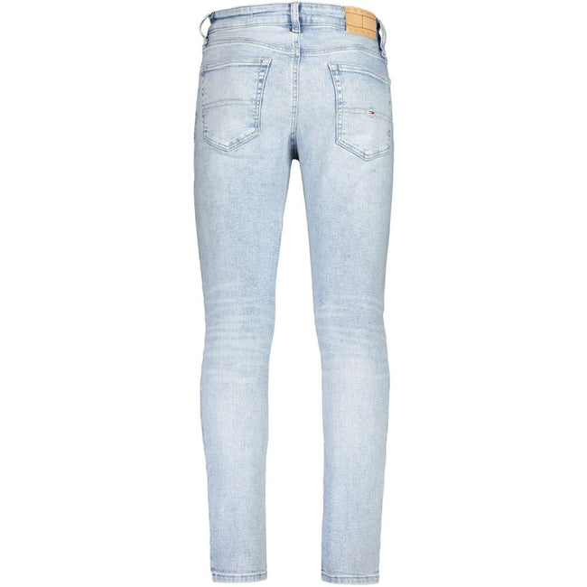 Tommy Hilfiger Blue Cotton Men's Tapered Jean Tommy Hilfiger