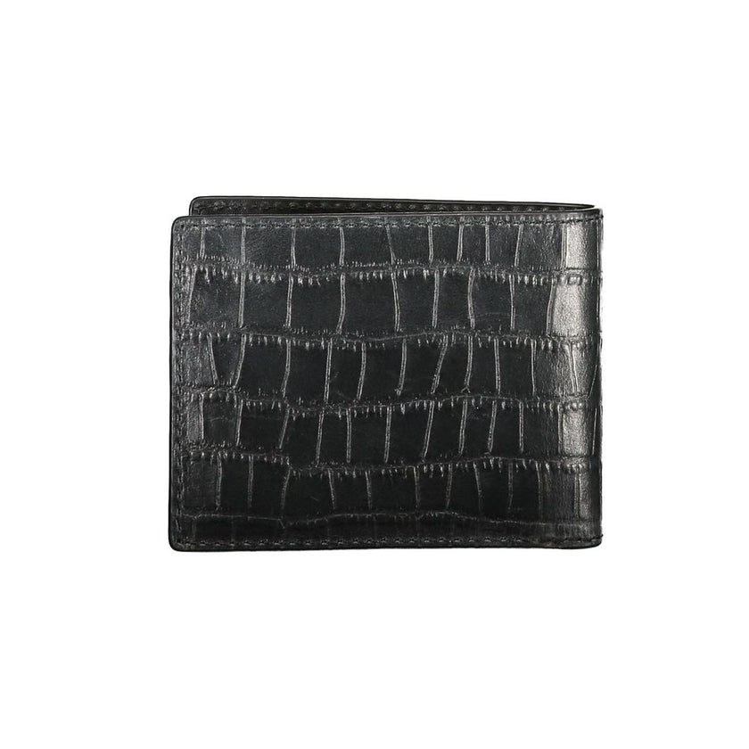 Tommy Hilfiger Black Leather Men Wallet Tommy Hilfiger