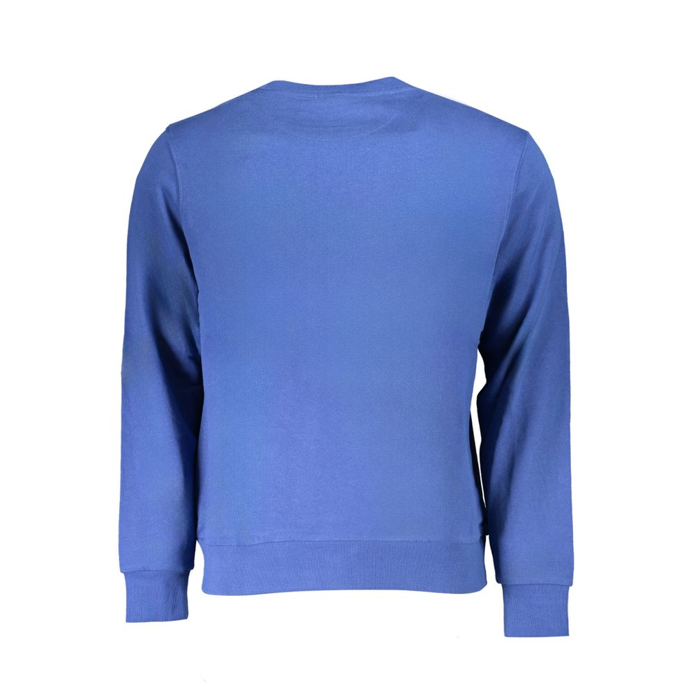 North Sails Blue Cotton Men Sweater North Sails