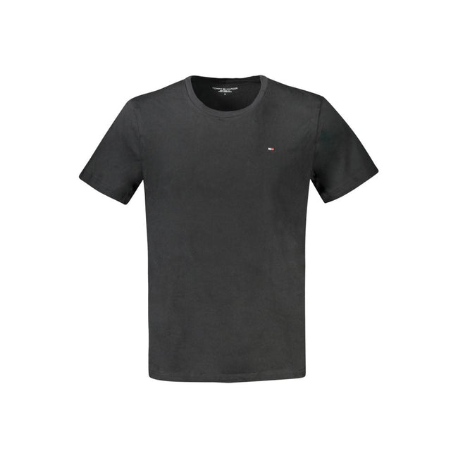 Tommy Hilfiger Black Cotton Men TShirt Tommy Hilfiger