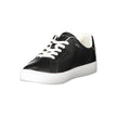 Tommy Hilfiger Black Leather Women Sneaker Tommy Hilfiger