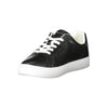Tommy Hilfiger Black Leather Women Sneaker Tommy Hilfiger