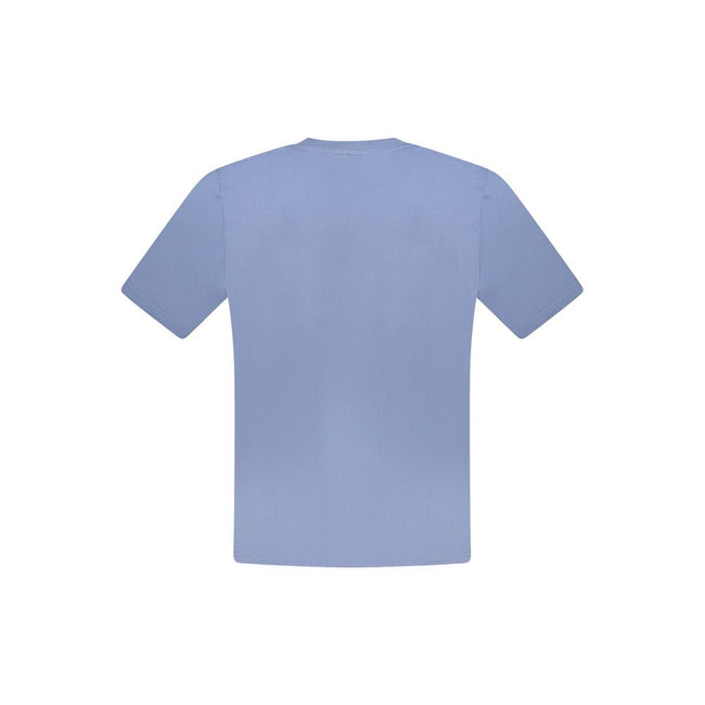 North Sails Blue Cotton Men T-Shirt North Sails
