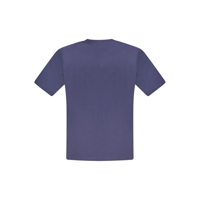 North Sails Blue Cotton Men T-Shirt North Sails