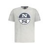 North Sails Brown Cotton Men T-Shirt North Sails
