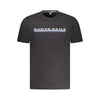 North Sails Black Cotton Men T-Shirt North Sails