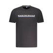North Sails Black Cotton Men T-Shirt North Sails