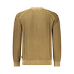 Hugo Boss Brown Cotton Men Sweater Hugo Boss