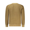 Hugo Boss Brown Cotton Men Sweater Hugo Boss