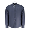 North Sails Blue Cotton Men Shirt North Sails