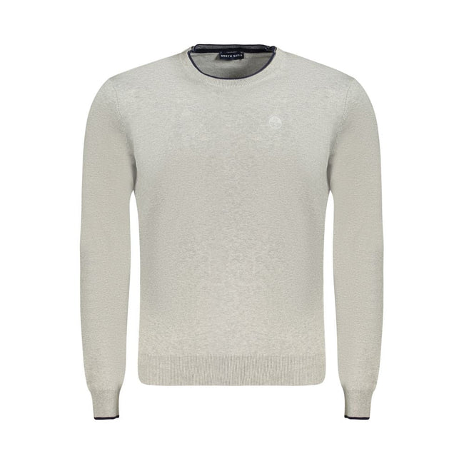 North Sails Brown Cotton Men Sweater North Sails