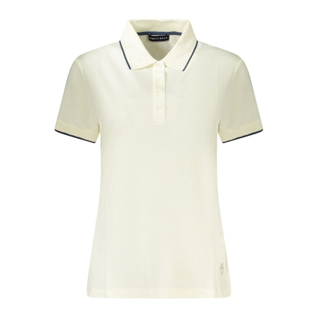 North Sails White Cotton Women Polo Shirt North Sails
