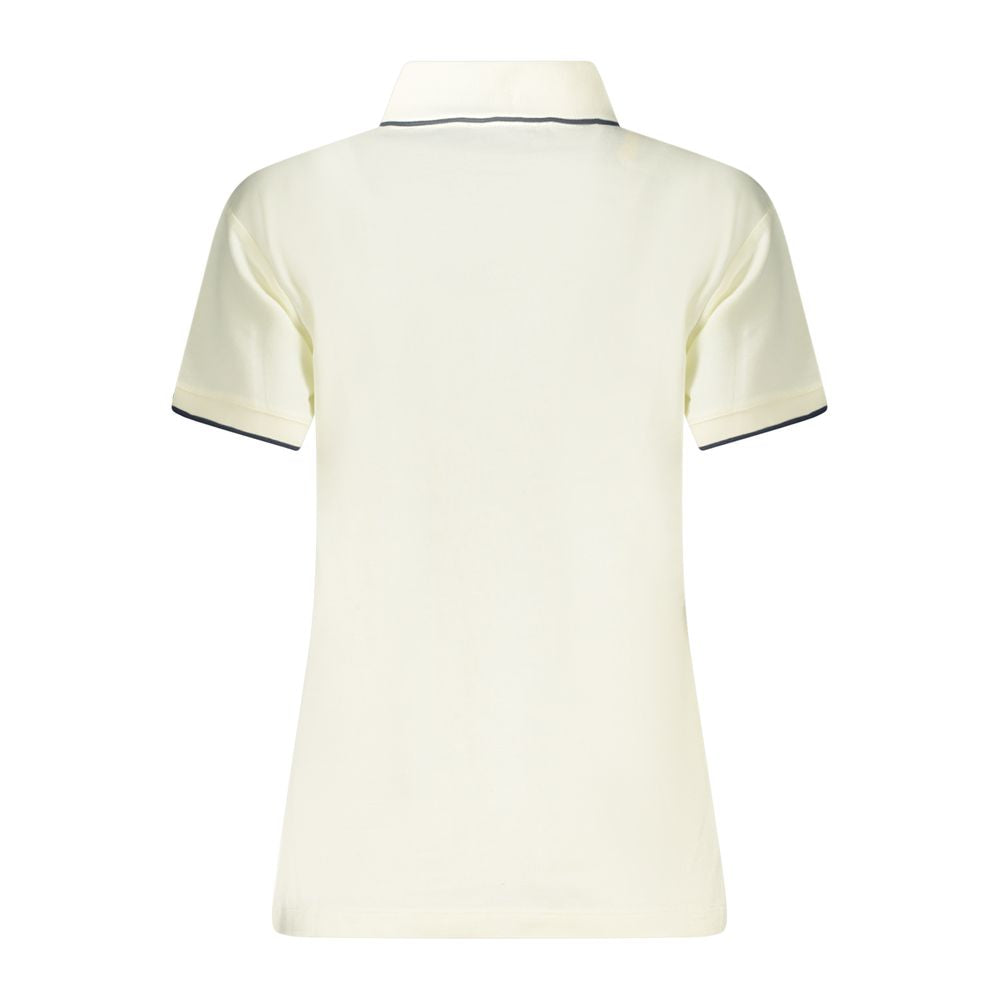 North Sails White Cotton Women Polo Shirt North Sails