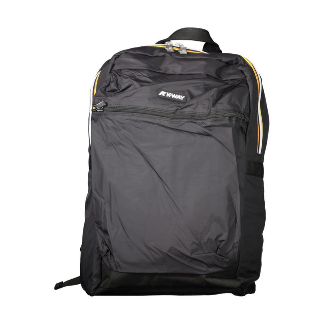 K-WAY Black Polyamide Men Backpack K-WAY