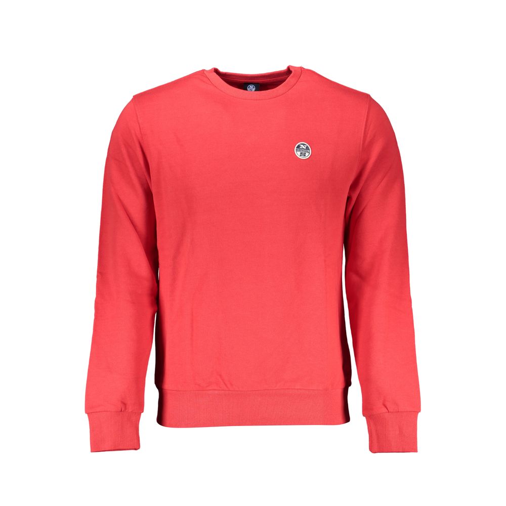 North Sails Red Cotton Men Sweater North Sails