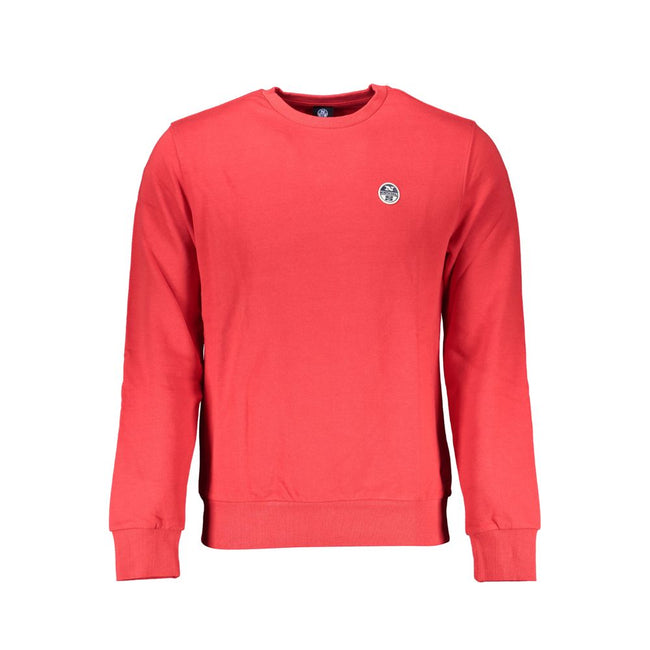 North Sails Red Cotton Men Sweater North Sails