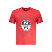 North Sails Red Cotton Men T-Shirt North Sails