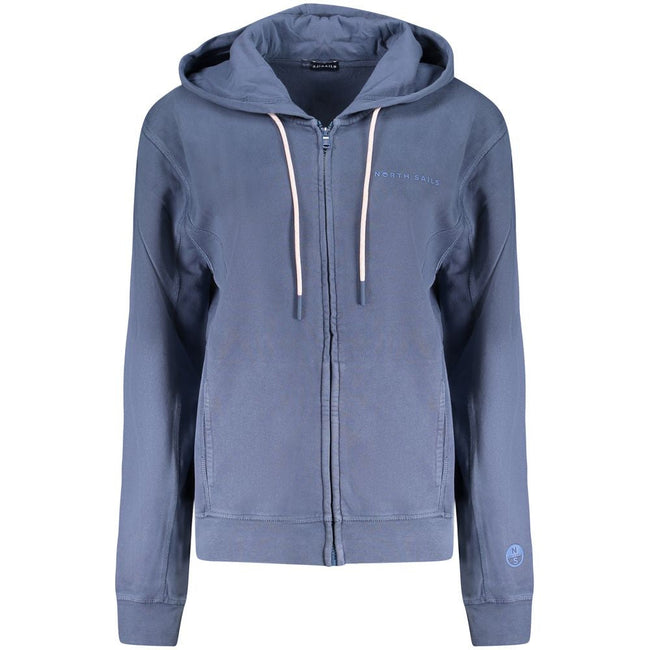 North Sails Blue Cotton Women Sweater North Sails