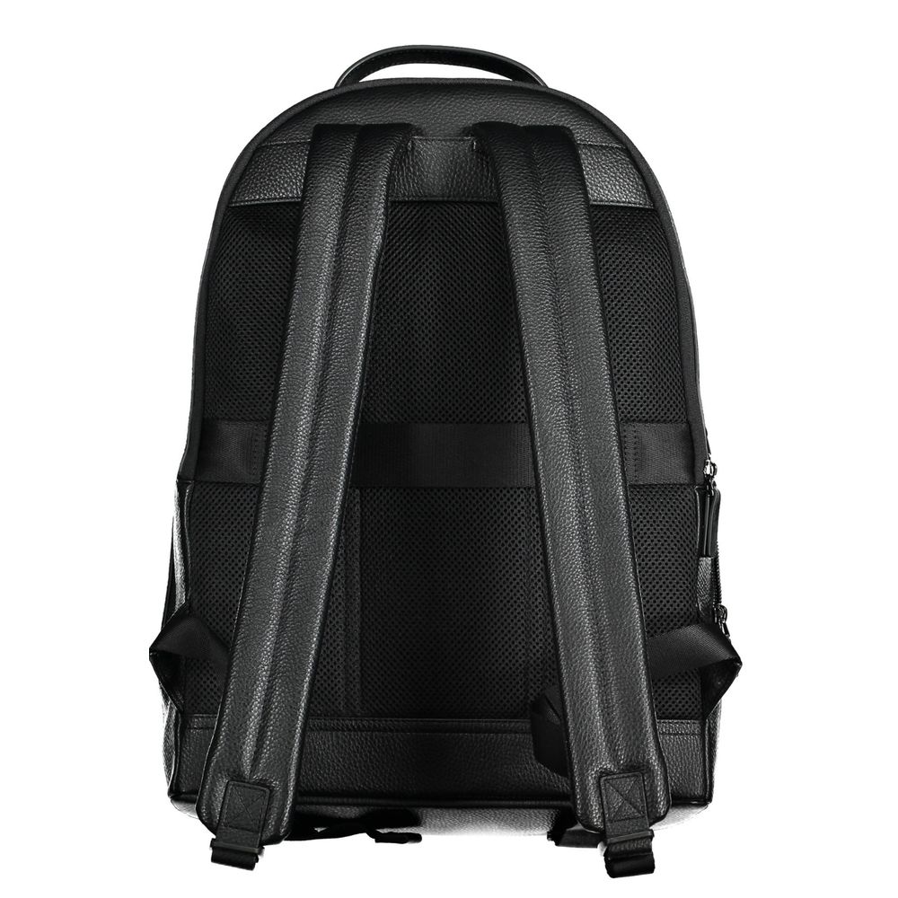 Tommy Hilfiger Black Polyethylene Men Backpack Tommy Hilfiger