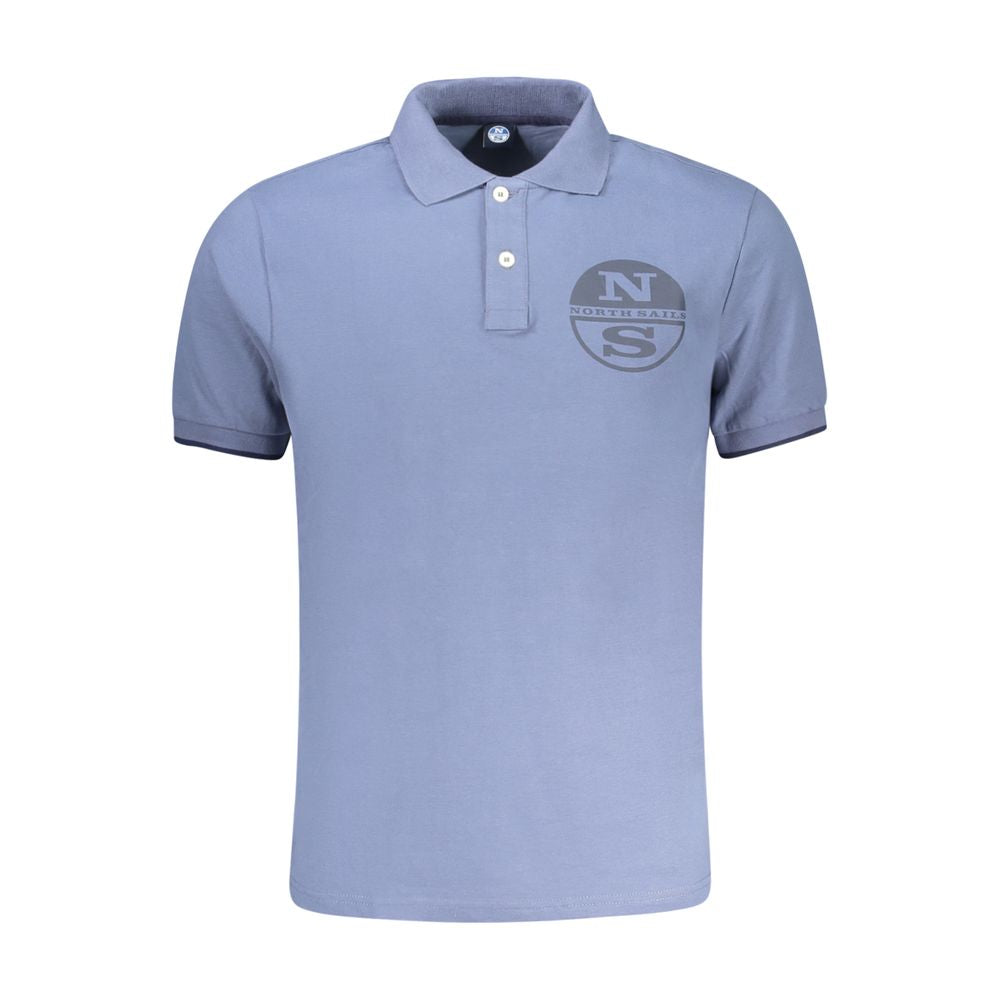 North Sails Blue Cotton Men Polo Shirt North Sails
