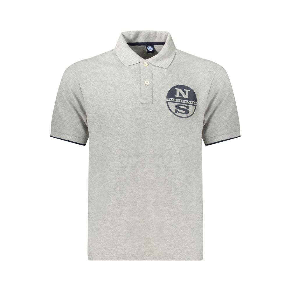 North Sails Brown Cotton Men Polo Shirt North Sails