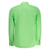 North Sails Green Cotton Men Shirt North Sails