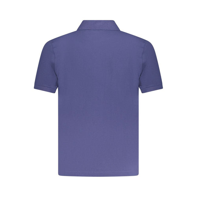 K-WAY Blue Cotton Polo Shirt K-WAY