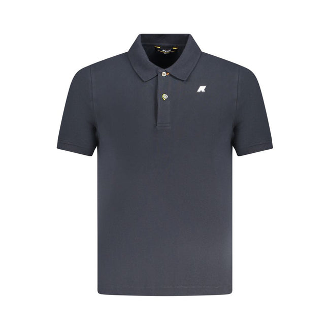 K-WAY Blue Cotton Polo Shirt K-WAY