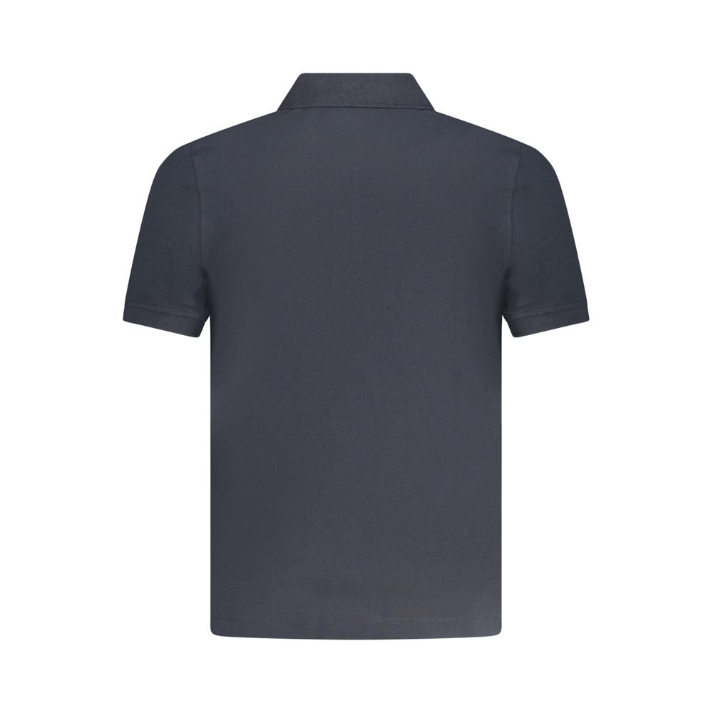 K-WAY Blue Cotton Polo Shirt K-WAY