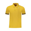 K-WAY Yellow Cotton Men Polo Shirt K-WAY