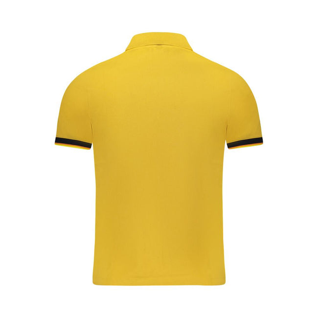 K-WAY Yellow Cotton Men Polo Shirt K-WAY