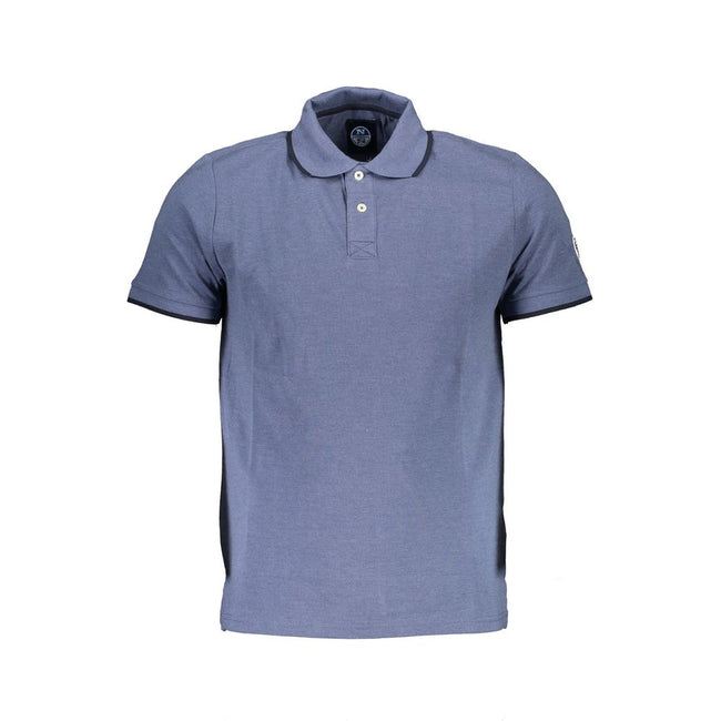 North Sails Blue Cotton Men Polo Shirt North Sails