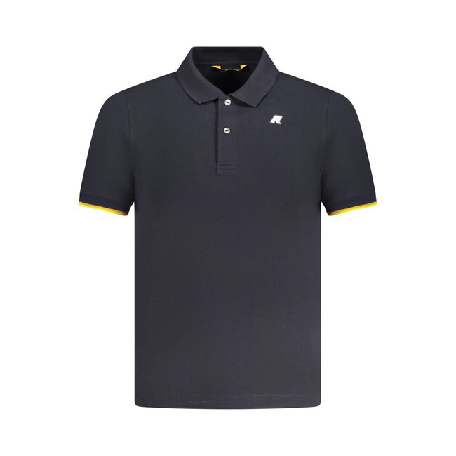 K-WAY Blue Cotton Polo Shirt K-WAY