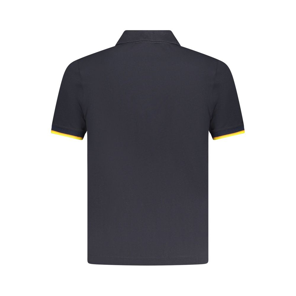 K-WAY Blue Cotton Polo Shirt K-WAY