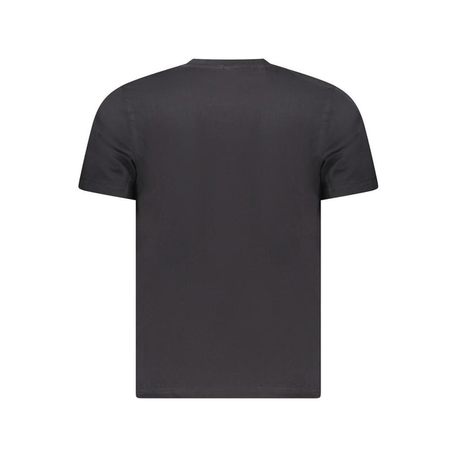 North Sails Black Cotton Men T-Shirt North Sails
