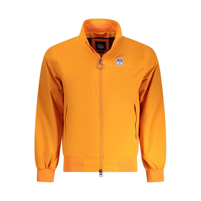North Sails Orange Polyamide Men Jacket North Sails