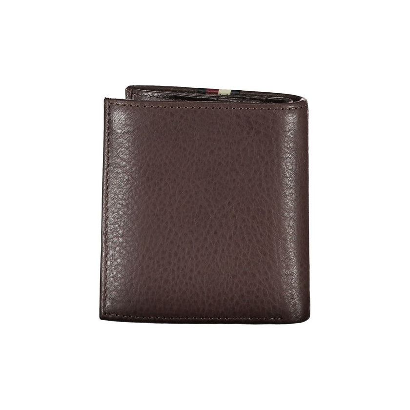 Tommy Hilfiger Marrone Leather Men Wallet Tommy Hilfiger
