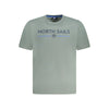 North Sails Green Cotton Men T-Shirt North Sails