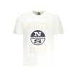 North Sails White Cotton Men TShirt North Sails