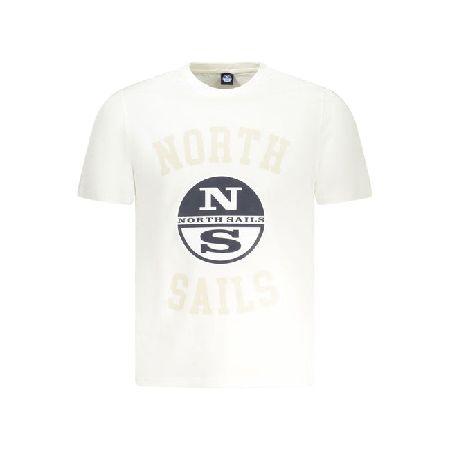 North Sails White Cotton Men TShirt North Sails